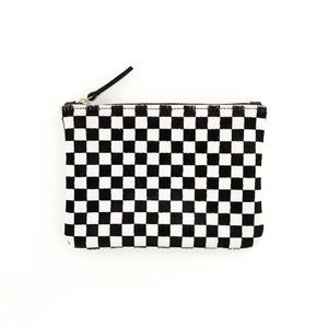 PRIMECUT Checkered Cowhide Pouch from Anthropologie